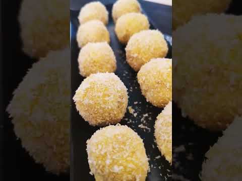 Coconut Ladoo Recipe #youtubeshorts #shortvideo #sweets @BhanuCooks