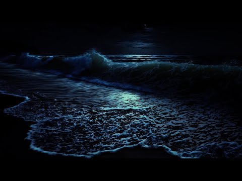 Ocean Sounds At Night | Sleep and Relaxation with Gentle Wave Sounds