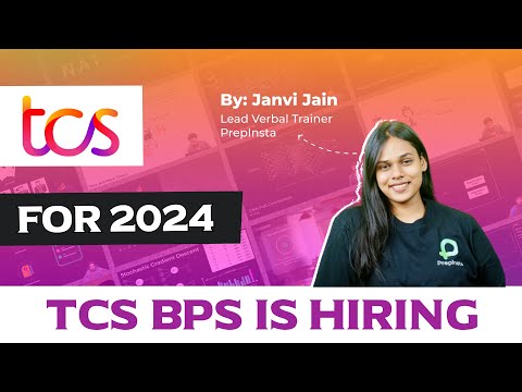 TCS  BPS Hiring 2024 Batch | Off Campus Placement Update!!