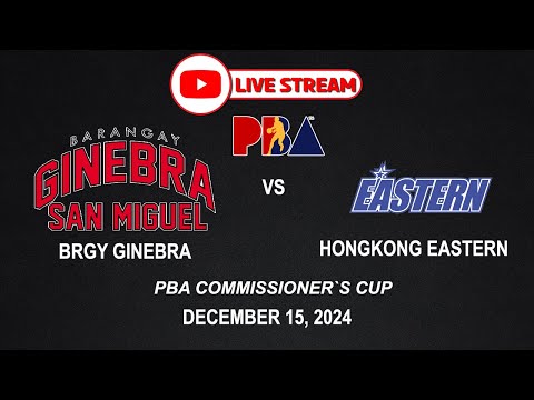 LIVE NOW! BRGY GINEBRA vs HONGKONG EASTERN | PBASeason49 | December 15, 2024|NBA2K24 Simulation Only