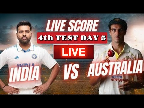 India vs Australia, 4th Test, Day 5 | IND vs AUS Live Match | Live Cricket Match | Last Session