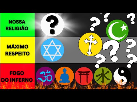 ESSA NÃO É UMA TIERLIST DE RELIGIÃO