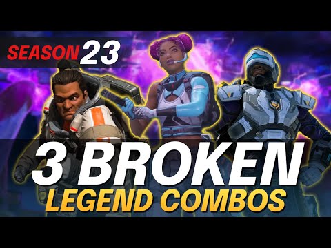 Top 3 LEGEND COMBOS for Season 23 - BROKEN TEAM COMPS to ABUSE - Apex Legends S23 Guide