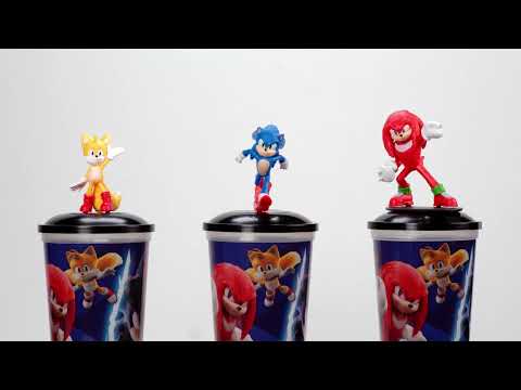 Sonic Cups and Popcorn Bucket | Cineworld Cinemas 💙⚡