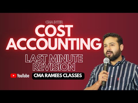 Costing-Last Minute Quick Revision