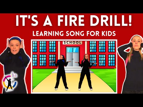 Fire Drill Song for School | It's a Fire Drill | Social Story | Learning Song for Children