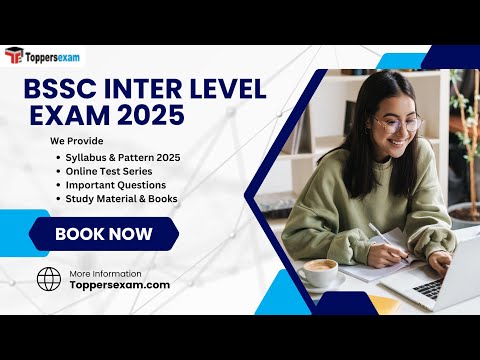 BSSC INTER LEVEL Online Test Series, Syllabus & Pattern 2025, Questions and Answers, Books PDF