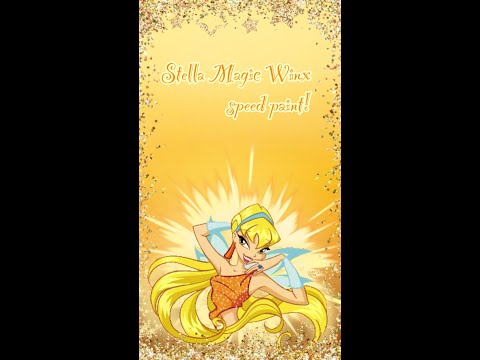 Stella Magic Winx speed paint!