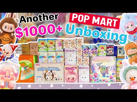 ANOTHER $1000+ POPMART UNBOXING *♡* NEW PUCKY, NEW LABUBU, AND A SECRET?!!