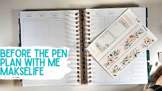 HOW I SETUP MY PLANNER FOR THE WEEK | MAKSELIFE VERTICAL