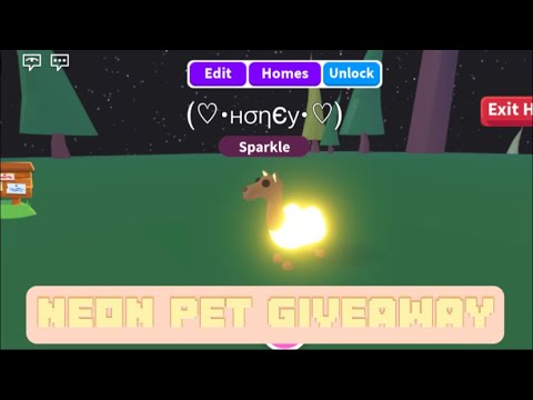 ⭐️•NEON PET GIVEAWAY•⭐️ [CLOSED]