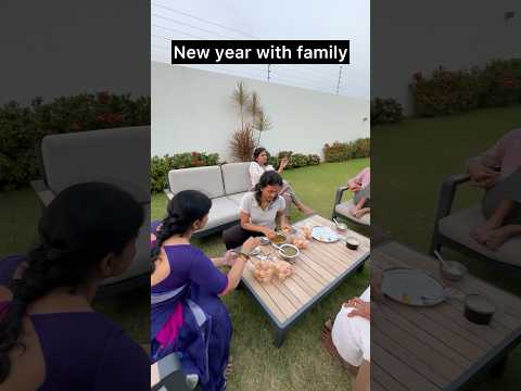 New year with family #telugushorts #newyearvlog #teluguvideos #family #vlog #party