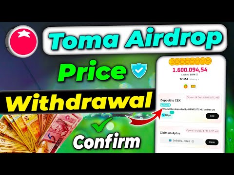 Tomarket airdrop price | Tomarket airdrop withdrawal | Tomarket listing and price