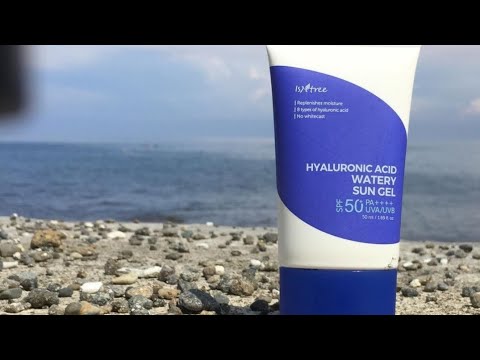 [K-Beauty] Product Review on ISNTREE Hyaluronic Acid Watery Sun Gel 🌞 🌿