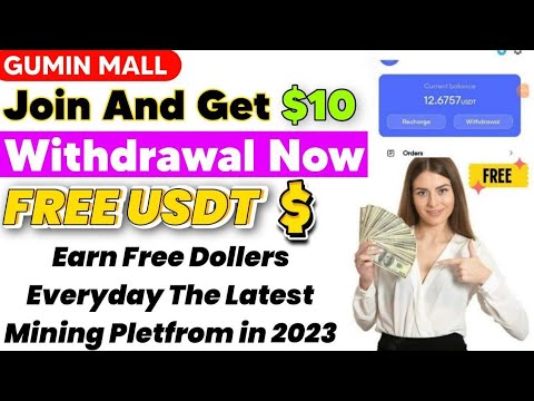 GUMIN MALL Free USDT earning app, make many on mobile, real earning site