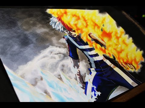 Speed Drawing - Todoroki [BOKU NO HERO ACADEMIA]