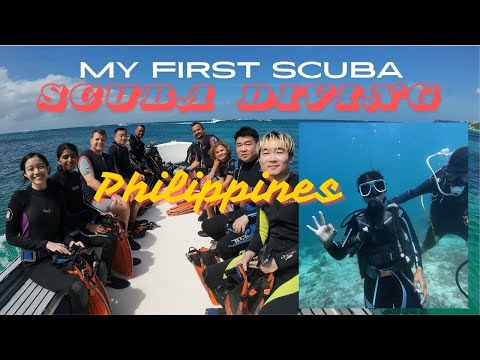 My first  Scuba Diving: Beginner's Guide and Underwater Adventure |philippines #youtube #solotravel