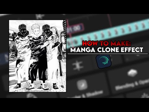 HOW TO: Manga Clone Effect - Alight Motion