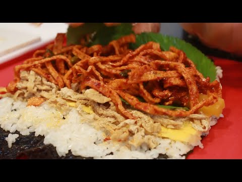 간단한 한끼 든든하게 돌돌 말아먹는 김밥!! 김밥 모아먹기