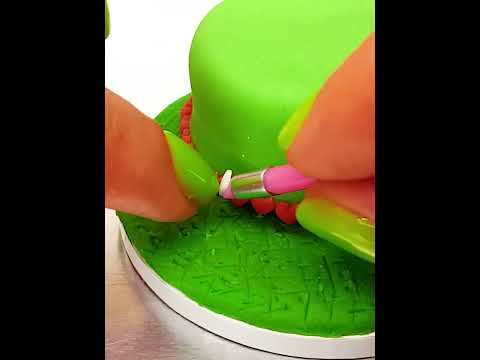 Mini BEAR cake / mini cooking / mini food / tiny kitchen / ASMR #minifoods #miniaturecooking