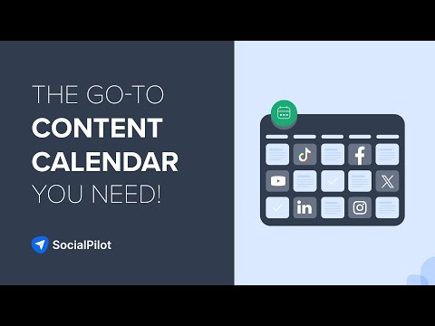 How To Create A Social Media Content | Calendar Social Media Content Calendar You Just Needed