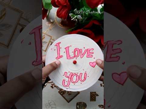 Creative way to say I Love You ❤️| Easy Paper Craft| #shorts