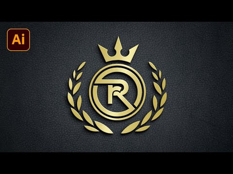 Logo Design - Professional Luxury Letter Logo Design in Illustrator | Illustrator Tutorial