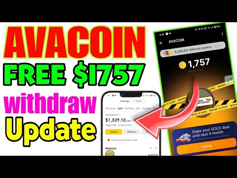 AvaCoin Withdrew Update | Avacoin Mining New Income System | AVACOIN Gold 1st June Update