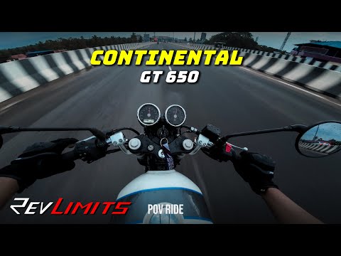 2021 Royal Enfield Continental GT 650 | City ride #POVRide #201 | RevLimits |