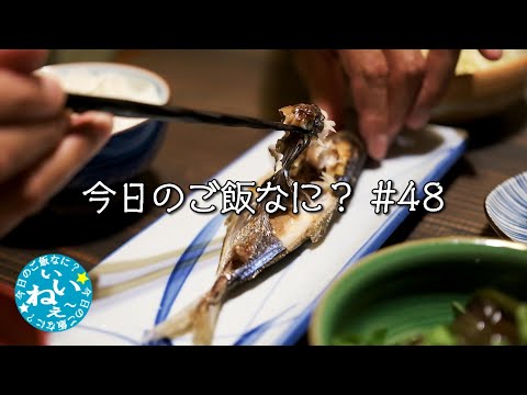 父84歳アジの塩焼きと家族旅行｜夜ご飯｜年の差夫婦の何気ない会話｜Japanese food｜今日のご飯なに？48