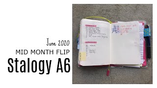 Planner flip through #11 | Stalogy A6 * - mid month June 2020