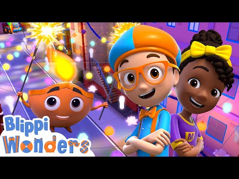 Blippi and Meekah visit India for Diwali ! | Blippi Wonders Educational Videos for Kids