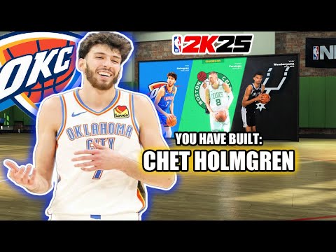 Best CHET HOLMGREN Build in NBA 2K25 OLD GEN (PS4)