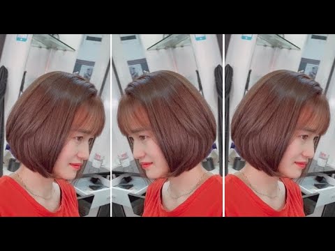 Quick Short Bob Women's Haircut Tutorial with Layers Techniques Full Steps