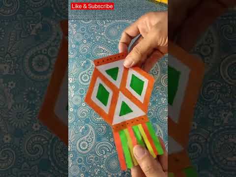 Diwali Card Making Ideas | Handmade diwali card |white paper card | #shorts #diwalicrafts