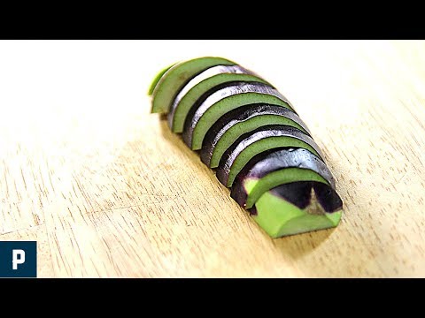 How to cut  eggplant