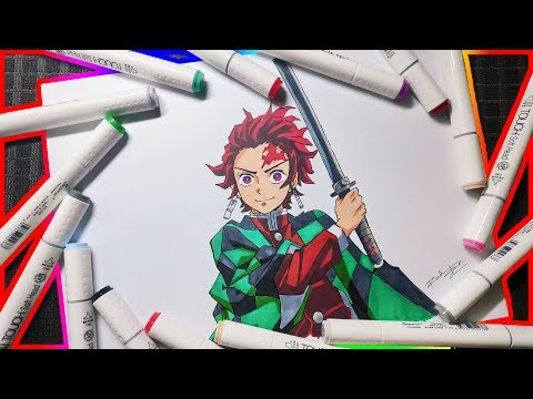 Drawing Tanjirou Kamado - Demon slayer : Kimetsu No Yaiba