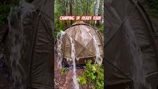 Camping in heavy rain #camping #campinginrain #campingvibes #campingintherain #campinglife