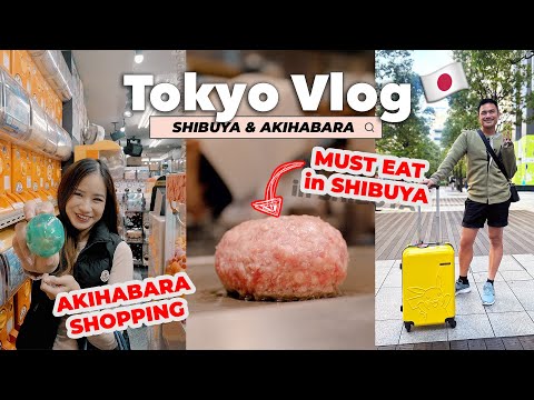 TOKYO VLOG ❤️ Eating & Shopping in Shibuya & Akihabara | Living in Japan