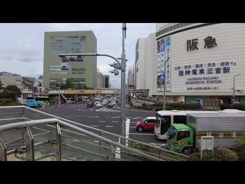 神戸市 JR三ノ宮駅周辺の再開発工事を歩き撮り(2023年8月)