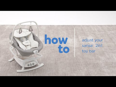 How To Adjust Your Joie sansa™ 2in1 Toy Bar