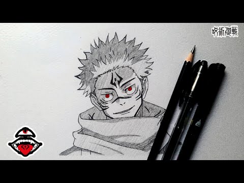 How to Draw Ryomen Sukuna | Jujutsu Kaisen | Sketch Of Ryomen Sukuna