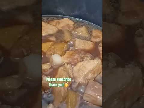 Pork adobo❤ #porkrecipe #porkadobo #adobo #shortsvideo #foodlover #shorts