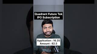 Quadrant Future Tek IPO Subscription🔥 Latest IPO GMP #shorts #ipoalert #ipo