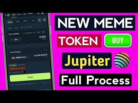 Solana Meme Token Buy on Jupiter ! Jupiter exchange se meme token buy kaise kare