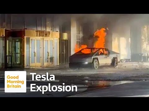 Tesla Explosion Outside of Trump Hotel Leaves Seven People Injured