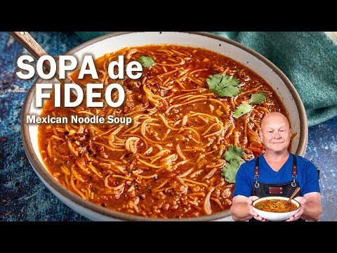 Mexican Noodle Soup (Sopa de Fideo) - with Chorizo!