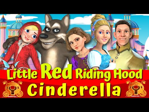 Little Red Riding Hood and The Big Bad Wolf 🔴🐺| Cinderella 👸🏼 🔴| English Fairytales