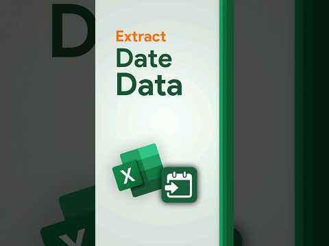 How to Get: Day, Month and Year of a List in Excel [Quick Excel Tutorial] #exceltips  #exceltutorial