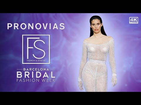 PRONOVIAS ATELIER  s24  Sara Sampaio - Victoria’s Secret Angel 4K Barcelona Bridal Fashion Week